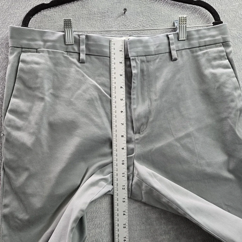 Banana Republic Men Pants 34X32 Gray Chino Twill Mason Athletic Tapered‎ Fit